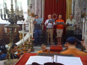 Rehearsals in the synagogue/Prove in sinagoga